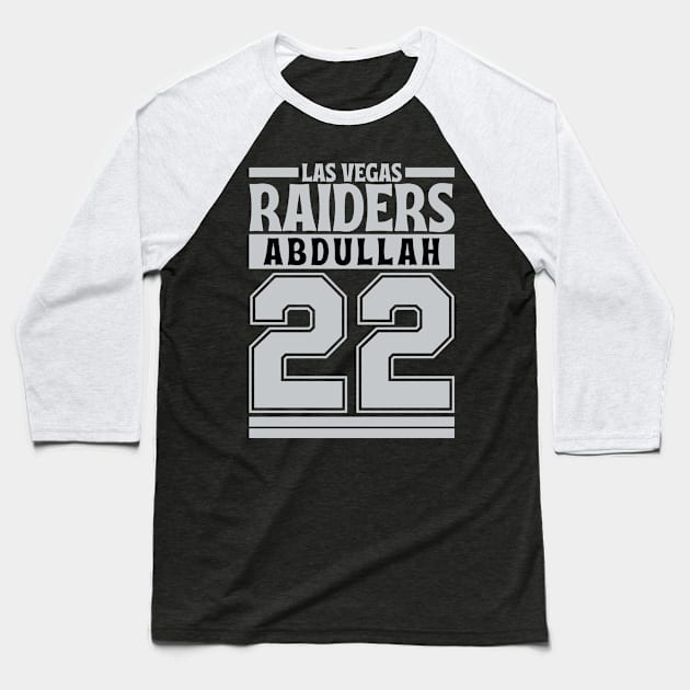 Las Vegas Raiders Abdullah 22 Edition 3 Baseball T-Shirt by Astronaut.co